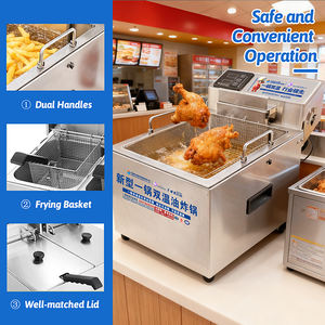 Friggitrice Multifunzione per Caffetterie con Smontaggio Semplice e Sistema di Controllo Termostatico per una Frittura Perfetta Ogni Volta - Product Image 3