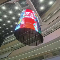 Usine Intérieur HD Transparent LED Écran Mur Vidéo LED P3.91-7.81 3840hz Fixe Derrière Le Verre pour Magasin De Marque