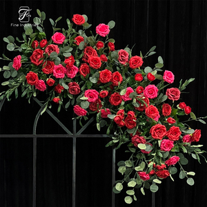 Elegante Tappeto di Fiori Artificiali in Seta con Paillettes per Eventi di Gala, Celebrazioni <span class=keywords><strong>VIP</strong></span>, Festa della Mamma, Natale - Ecologico - Product Image 3