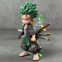 H30cm Dragonballs Q Roronoa Zoro Action Figure Décoration de Bureau Pvc Q Roronoa Zoro Action Figure