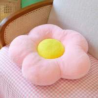 Coussin en peluche rose mignon en forme de fleur, coussin moelleux pour dossier de canapé, décoration, cadeau, vente en gros, tailles personnalisées, rembourrage en coton PP, unisexe Ktmoa