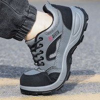 Chaussures de sécurité pour hommes, respirantes, antidérapantes, anti-chute et anti-perforation, vente en gros d'usine, nouveauté