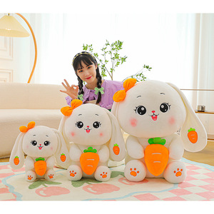 Usine En Gros Mignon Carotte Lapin En <span class=keywords><strong>Peluche</strong></span> Animal Jouets Grand Lapin Mignon En <span class=keywords><strong>Peluche</strong></span> Jouets À La Mode Peluches pour Enfants Bas quantité minimale de commande - Product Image 2