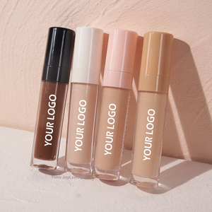 <span class=keywords><strong>Corrector</strong></span> Líquido Vegano Profesional con Logotipo Personalizado, Cobertura Total, Acabado Mate <span class=keywords><strong>HD</strong></span>, Crema Correctora Rosa, Aplicador Grande, Cosmético - Product Image 1
