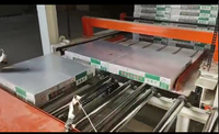 Machines de fabrication de lignes de production entièrement automatiques à haute efficacité pour la fabrication de panneaux de plafond en plâtre et de films PVC laminés, fournie par l'usine
