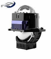 Projecteur de phare LED carré de 3 pouces, 6000K, 12V, faisceau haut/bas, triple faisceau direct, super lumineux, haute luminosité, ajustement universel
