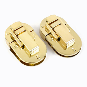 Meetee Phụ Kiện Kim Khí Đóng Túi Tự Làm KY395 53*30M Khóa Bấm Hình Bầu Dục Khóa Ví Khóa Xoắn Hợp Kim Đóng Kín - Product Image 1