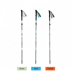 Bâtons de randonnée pliables ultra-légers en fibre de carbone 3K, longueur réglable, portables, extensibles en 3 sections, fabrication OEM/ODM - Product Image 6