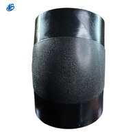 Raccord coudé en plastique HDPE pour réseau d'approvisionnement en eau potable rural