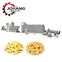 Ligne de production entièrement automatique de snacks soufflés industriels avec machine d'extrusion haute performance