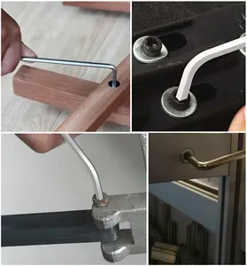 Outil à main à vis 1.5mm 2mm 3mm 4mm 6mm 8mm zingué Allen carbone manche en acier inoxydable <span class=keywords><strong>clé</strong></span> <span class=keywords><strong>hexagonale</strong></span> longue <span class=keywords><strong>clé</strong></span> <span class=keywords><strong>hexagonale</strong></span> - Product Image 4