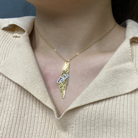 Collar de Moda con Colgante de Acero Inoxidable con Mapa de Israel y Palestina Personalizado, con Circonitas, Estilo Árabe Musulmán, Venta al por Mayor para Hombres y Mujeres