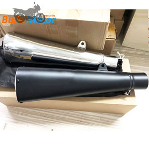 Silencieux d'échappement modifié pour Cafe Racer HP4 ZX14 S1000rr ZX10r NK400 ZX6R GSXR600 <span class=keywords><strong>750</strong></span> 1300 1000 - Product Image 5