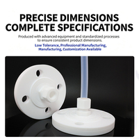 Raccord à compression à bride en PTFE, connecteur à bride pour tube PFA, résistant à la corrosion, raccord de tuyauterie pour l'industrie chimique