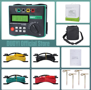 Misuratore di Resistenza del Terreno Digitale DY4300 <span class=keywords><strong>Tester</strong></span> di Resistenza del Suolo - Product Image 6