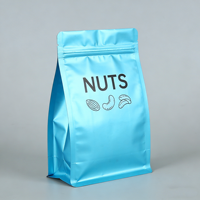 Sachet de stockage de snacks en PE à fermeture hermétique, directement de l'usine, pour aliments secs, sachet pour noix, sans fuite