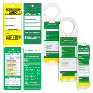 Cartelli di Sicurezza per Lockout Tagout, Etichette in Carta per Informazioni Lockout Tagout, Lockout e Sicurezza - Product Image 5