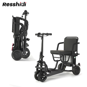 Portable <strong>3</strong>-Wheeled <strong>Electric</strong> <strong>Scooter</strong> Easy Folding Design All-Terrain Off-Road Travel Ability For Handicapped Individuals - Product Image 2