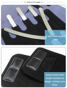 Cinturón <span class=keywords><strong>Lumbar</strong></span> de compresión para hombre y mujer, soporte de espalda baja, alivio del dolor de espalda, gimnasio, Fitness, Protector de soporte de columna vertebral - Product Image 4
