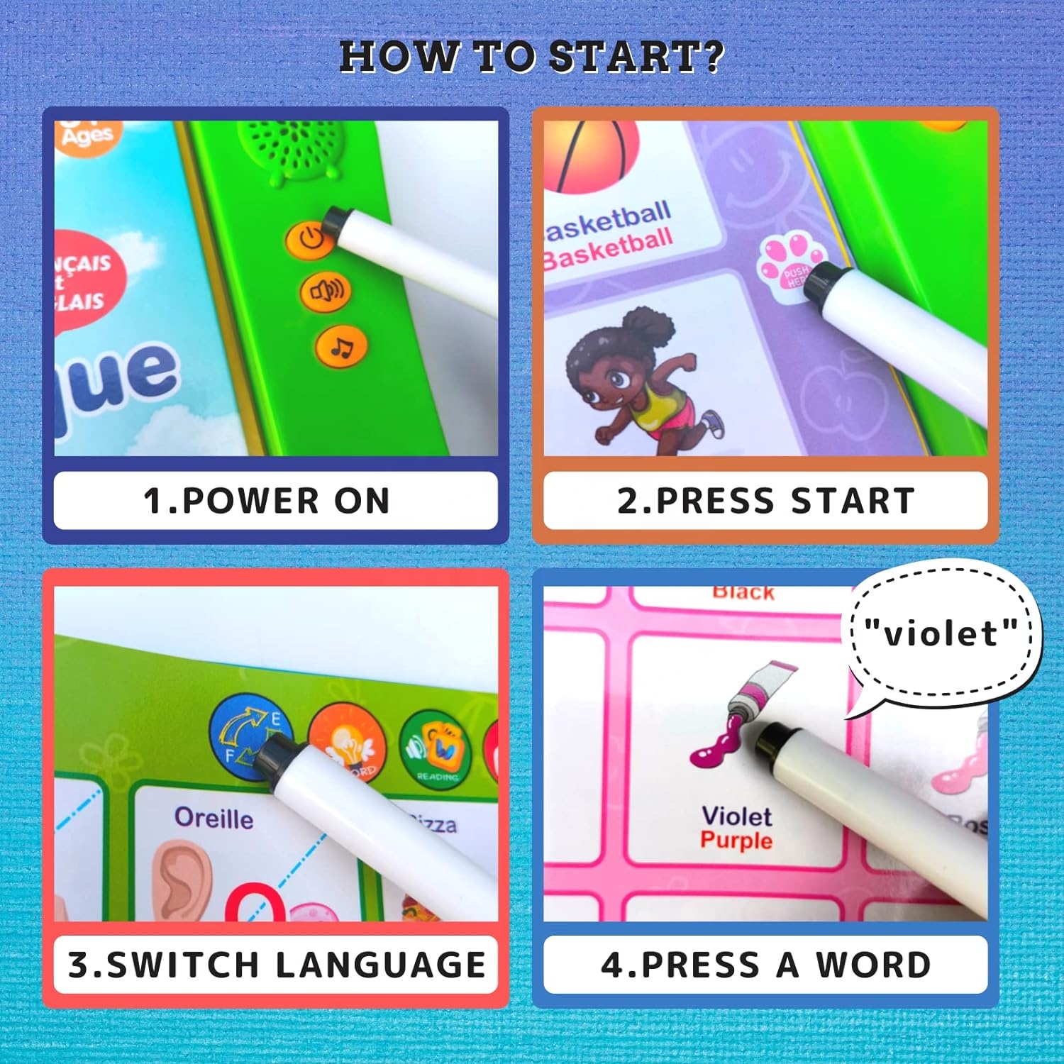 english words sound book