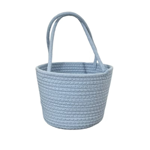 Cesta de Páscoa Personalizada de Grande Capacidade em Estampa Xadrez, Cesta de Caça aos Ovos com Tema de Coelho para Crianças - Product Image 2