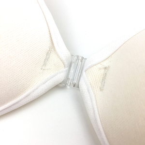 <span class=keywords><strong>Reggiseno</strong></span> <span class=keywords><strong>Senza</strong></span> <span class=keywords><strong>Spalline</strong></span> <span class=keywords><strong>Bianco</strong></span> Puro con Chiusura Frontale, <span class=keywords><strong>Senza</strong></span> Cuciture, Adesivo, Push-up in Spandex/Poliestere per Abito da Sposa - Product Image 4