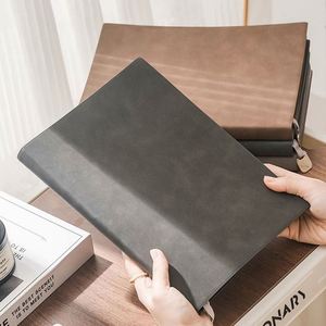 Carnet de notes A5 grand format à couverture rigide, design rembourré, pour le travail et le bureau, personnalisable, en cuir PU, pour les procès-verbaux de réunions d'affaires, cadeau imprimé - Product Image 2