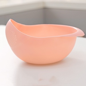 Cozinha simples Plastic Fruit Vegetable Lavagem Bacia Arroz Limpeza <span class=keywords><strong>Colander</strong></span> Filtro Eco-Friendly Máquina De Lavar Louça Segura - Product Image 6