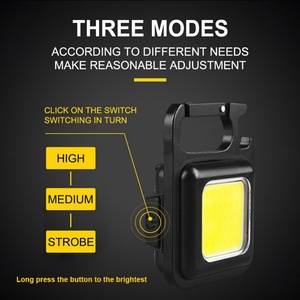 Mini Linterna LED Recargable Portátil de Alta Potencia, Lámpara de Llavero, Luz de Trabajo de Bolsillo, Súper Brillante, Linterna de Camping - Product Image 2