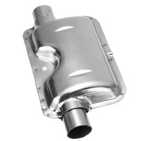 Conduite silencieuse Modification de voiture Chauffage de stationnement d'air Auto Diesel Tuyau d'échappement Silencieux Silencieux