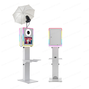 Portable ipad Dslr Photo Booth Machine Impression Instantanée Selfie Partie Photo Booth Caméra Imprimante <span class=keywords><strong>Flash</strong></span> et Parapluie Adapté - Product Image 2