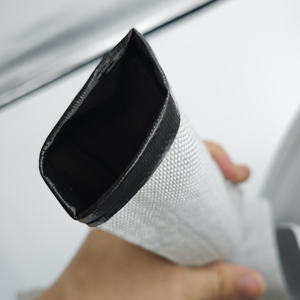 Selang datar corak tenun kekuatan tinggi | 6 "x 100m + klem | 6MPa WP | Steker & bermain - Product Image 2