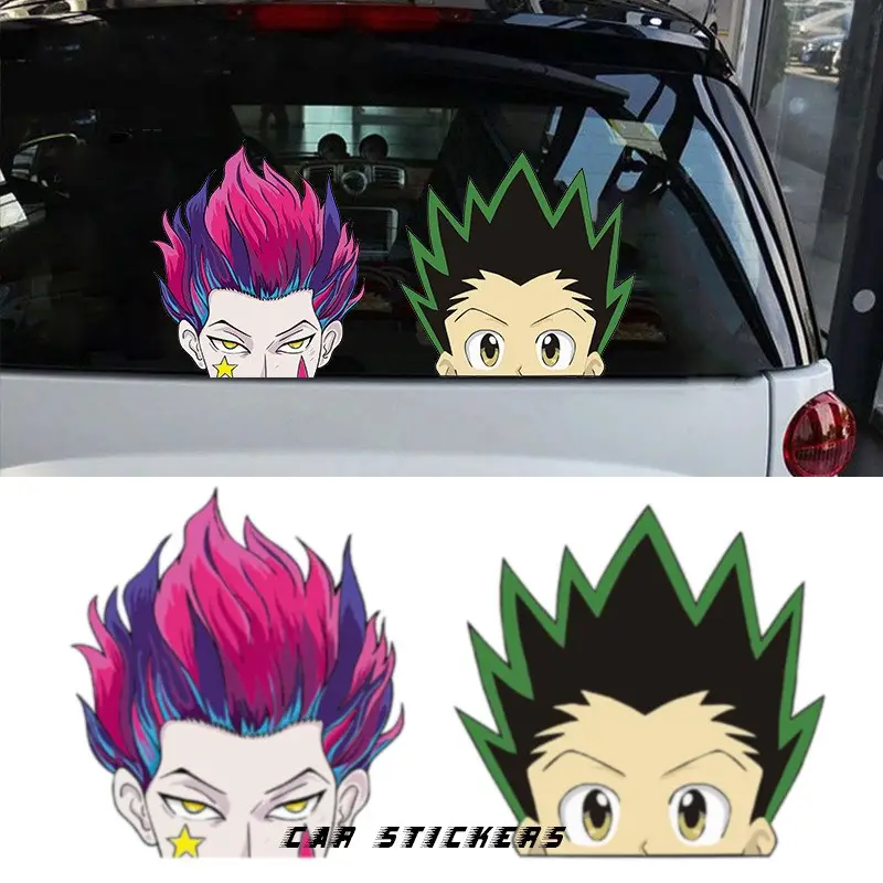 Anime Hunter Cartoon Character Logo Color Decoration Vinyl Film Vehicle Auto Car Stickers for Cars