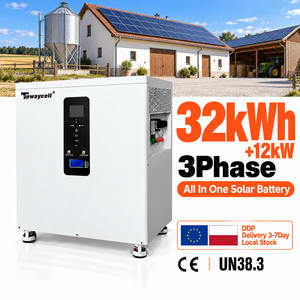 Sistema de Batería Solar Integrado de 32 kWh con Inversor de 12 kW, BMS de 300 A y Monitoreo WiFi para Almacenamiento de Energía Residencial (Stock en la UE) - Product Image 1
