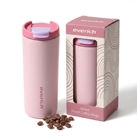 Offre Spéciale – Tasses à Café Portables avec Couvercles 17oz – Tasse Isotherme Double Paroi Sous Vide – Impression Personnalisée – Qualité Alimentaire