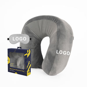 Oreiller de soutien pour le cou en mousse à mémoire de forme avec capuche, oreiller de cou en forme de U pour un confort réglable en avion, au bureau et à <span class=keywords><strong>la</strong></span> <span class=keywords><strong>maison</strong></span>, accepte <span class=keywords><strong>la</strong></span> personnalisation - Product Image 3