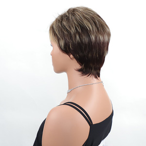 Peluca corta y recta Bei Yimei 0417A1 para mujer, estilo europeo americano, para cualquier forma de rostro - Product Image 3