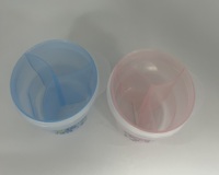Tasse de stockage de lait en poudre pour bébé de qualité alimentaire Momeasy avec récipient à lait en poudre à rotation à 3 compartiments