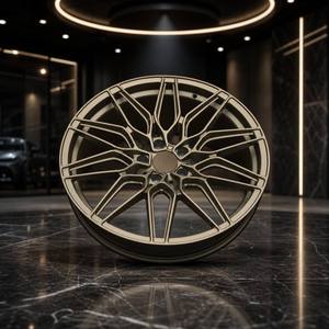 Vente en gros de jantes en alliage d'aluminium coulé de haute qualité <span class=keywords><strong>MSZ</strong></span> Bronze Multi Spoke 18-22 pouces 5x120/5x112 ET35/ET38 pour voitures particulières - Product Image 5