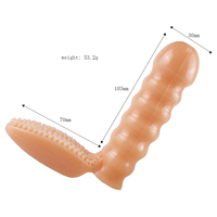 Leistungsstarker Finger-Vibrator G-Punkt Nippel Klitoris Anal Stimulator Persönliche Finger-Körpermassagegeräte Sexspielzeug für Frauen