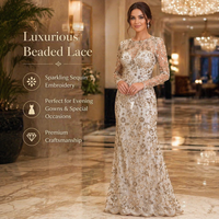 Tissu en dentelle brodée en maille tissée 150D avec perles et tubes, tissu pour chemises, broderie de mode avec paillettes, tissu en dentelle 100% polyester pour vêtements