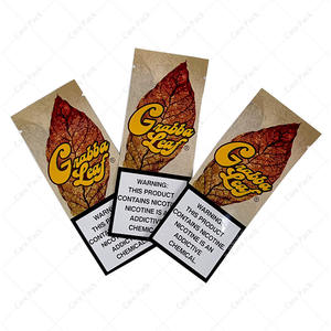 Wieder versch ließbarer Großhandel Drei-Seiten-Siegel beutel Reiß verschluss Glänzende Mylar-Tasche Geruchs neutrale Tabak-Zigarren verpackungen Verpackungs beutel - Product Image 2