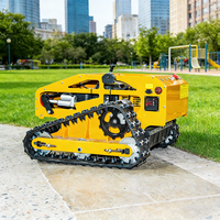 Livraison Gratuite Tondeuse à Gazon Robotisée Intelligente Sans Fil à Chenilles avec GPS et Largeur de Coupe de 1000 mm