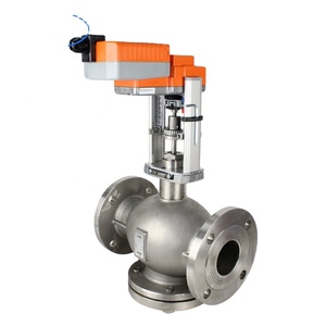 Actionneur à bride en acier inoxydable PN16 pour régulation de température 0-10V pour le contrôle de l'eau - Product Image 1