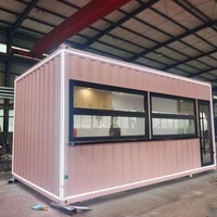 Conteneur maritime transformé en maison-réfrigérée, boutique extensible, camion-restaurant, conteneur mobile pour la vente de nourriture de rue, bar mobile, vente de hot-dogs