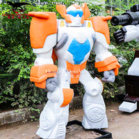 Modèle de robot personnalisé en métal transformé de grande taille parc d'attractions intérieur pour enfants en vente dans les centres commerciaux parcs d'aventure