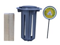 Système de surveillance des termites en plastique pour stations d'appâtage souterraines, vente en gros d'usine, pour services professionnels de lutte antiparasitaire