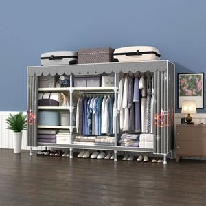 Armoire de rangement pour bricolage 25mm en métal Organisateur de rangement à double <span class=keywords><strong>porte</strong></span> <span class=keywords><strong>coulissante</strong></span> Armoire portable 250cm - Product Image 3