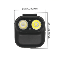 Lampe frontale super lumineuse zoomable réglable IPX4 étanche, alimentée par batterie, légère, durable, lampe torche LED frontale