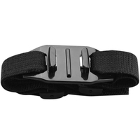Support de casque réglable pour caméra d'action compatible avec GoPro, DJI, Insta360 pour le VTT, la moto, le ski